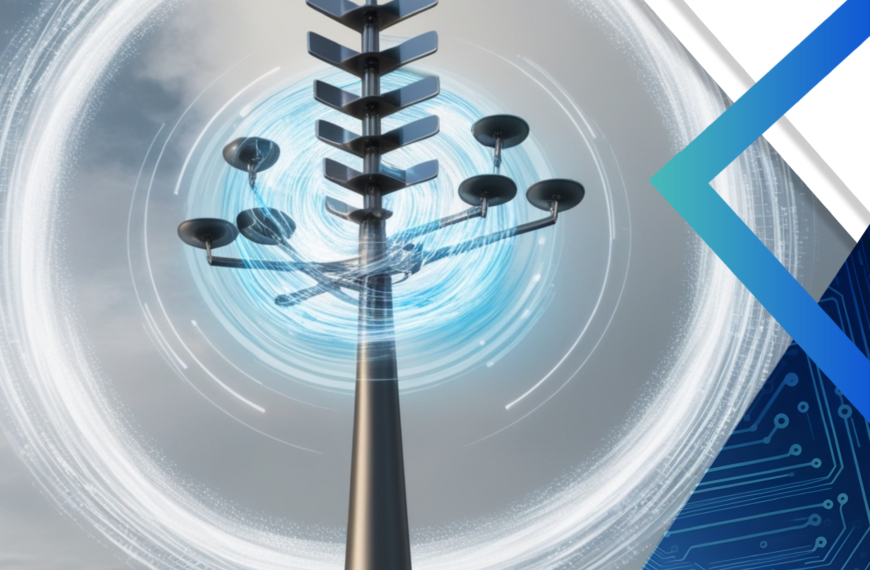 Antena WISP emitiendo internet.